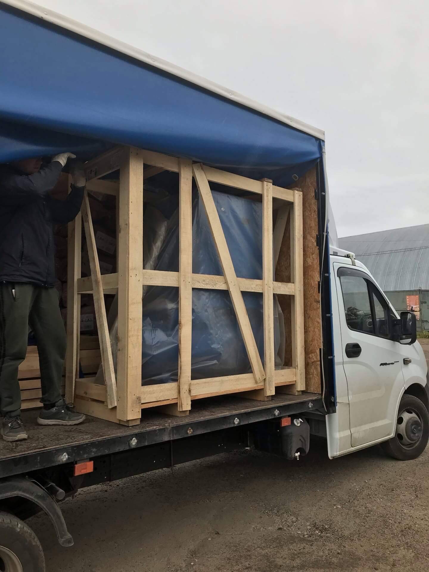 Отгрузка винтового компрессора Remeza ВК7Т-10-270 в г. Казань Отгрузка винтового компрессора Remeza ВК7Т-10-270 в г. Казань