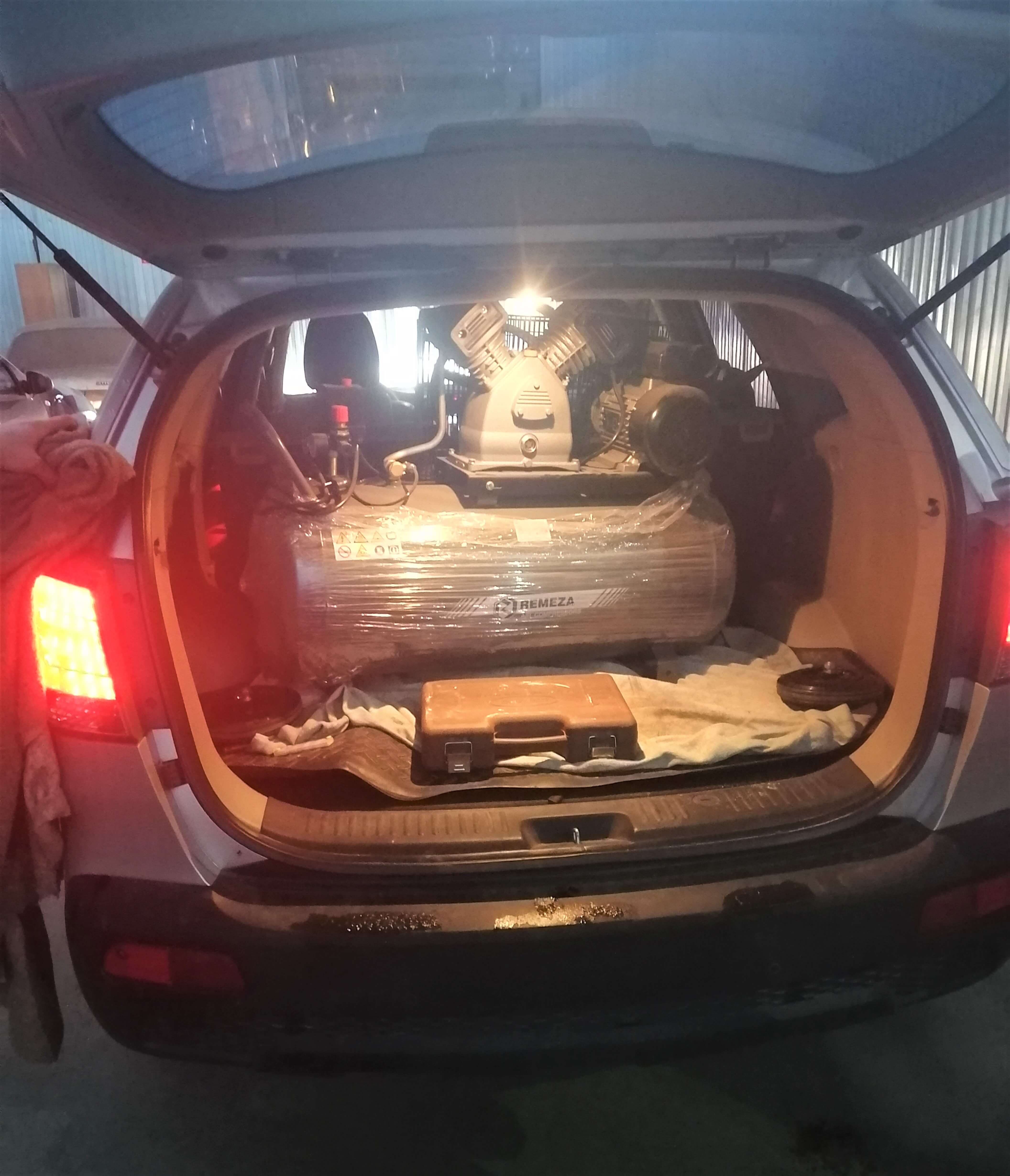 Отгрузка компрессора Remeza СБ4/С-100.LB30A дилеру г. Воронеж